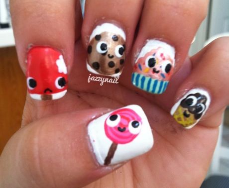 mignon-dessins-ongles-pour-les-filles-76_16 Cute nail designs for girls