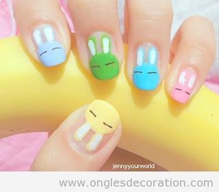 mignon-dessins-ongles-pour-les-filles-76_17 Cute nail designs for girls