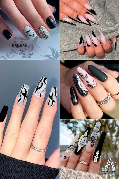 dessins-pour-ongles-noirs-16-3 Designs for black nails