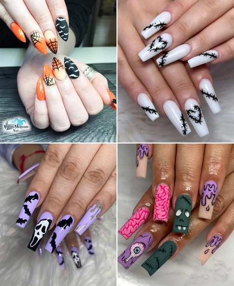 Design nail halloween