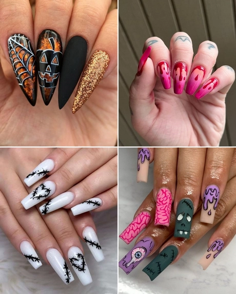 Fun halloween nail designs