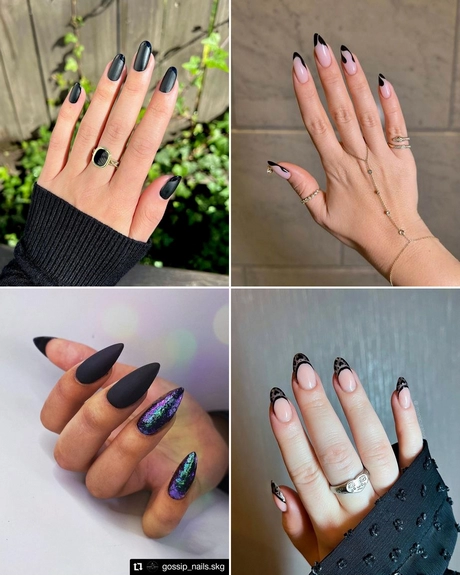 Dark nail designs 2023