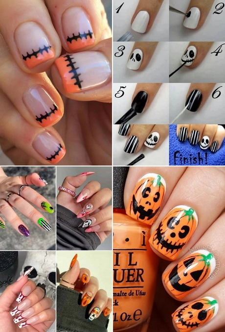 Cute simple halloween nail designs
