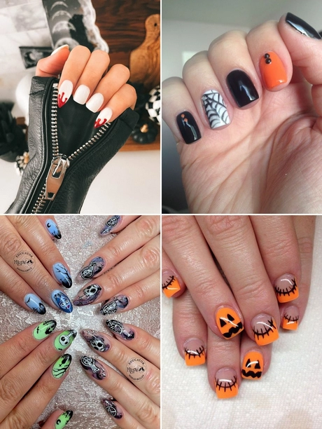 Halloween gel nail ideas