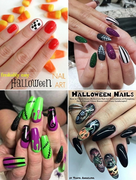 Halloween nail art pictures