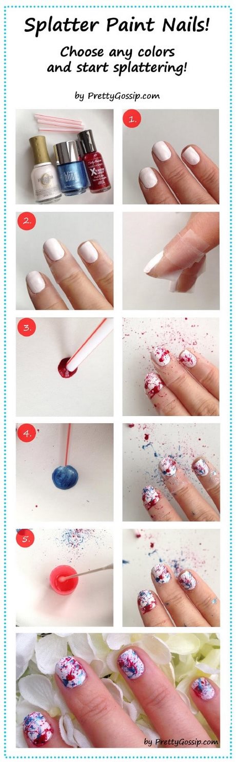 facile-a-faire-du-nail-art-57_18 Easy to make nail art
