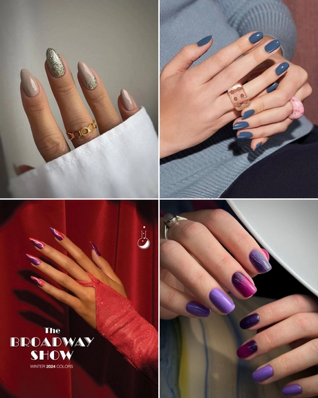 Popular nail polish colors winter 2024