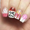 Design of nails anniversary