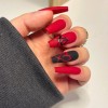 Red and black nail designs 2022