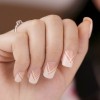 Manicure nail-white
