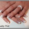 Ongle french strass