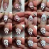 3D Acrylic nail art