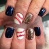 Baseball nail art