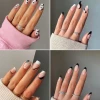 Black and white nail designs easy
