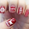 Christmas simple nail designs