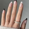 French tipped nails