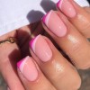 Nail designs on french manicure